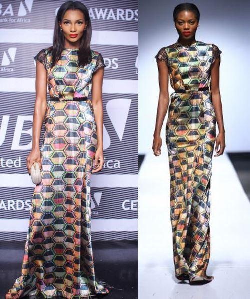 BN Collection to Closet: Agbani Darego in Lanre DaSilva-Ajayi | BellaNaija