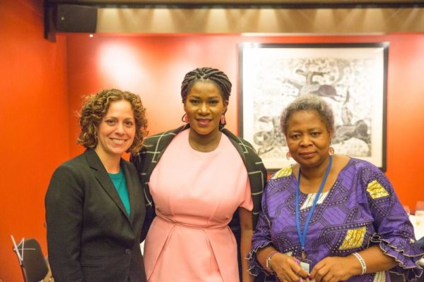 Caroline Hubbard, Senior Program Manager, Gender Women & Democracy NDI, Stephanie Linus & Ene Ede, Gender Advisor, Search for Common Ground