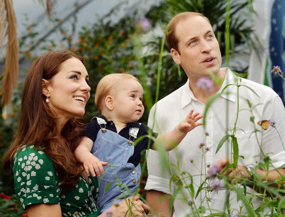 Duke and Duchess of Cambridge and Prince George