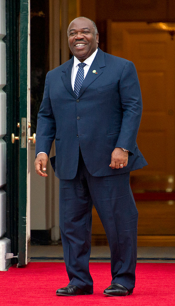 WASHINGTON, DC - MARCH 31: President of Gabonese Republic Ali Bongo Ondimba arrives for the working dinner for the heads of delegations at the Nuclear Security Summit on the South Lawn of the White House March 31, 2016 in Washington, D.C.. (Photo by Ron Sachs-Pool/Getty Images)