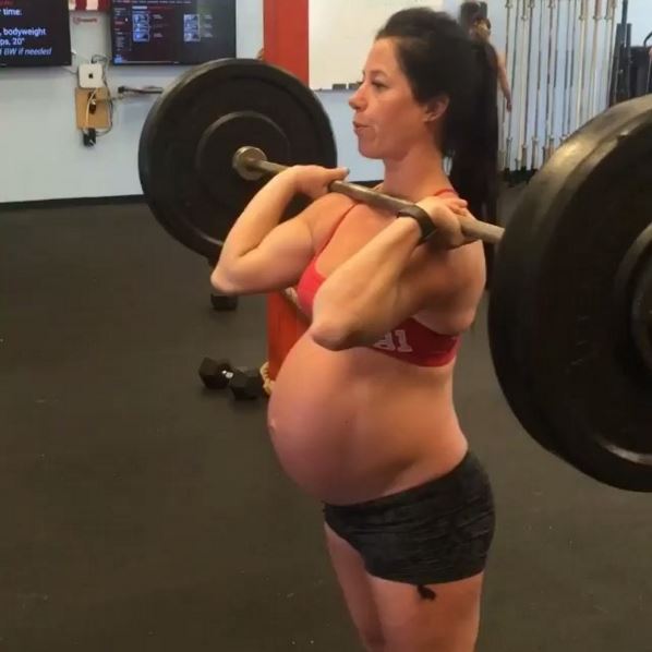 Pregnant and lifting weights
