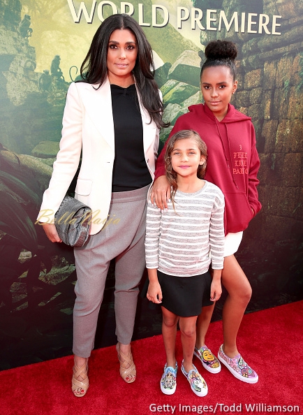 Rachel Roy and daughters Tallulah Ruth Dash and Ava Dash (R) 