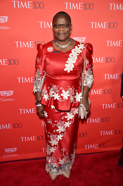 NEW YORK, NY - APRIL 26: Co-founder of Transparency International Obiageli Ezekwesili attends 2016 Time 100 Gala, Time's Most Influential People In The World red carpet at Jazz At Lincoln Center at the Times Warner Center on April 26, 2016 in New York City. (Photo by Dimitrios Kambouris/Getty Images for Time)