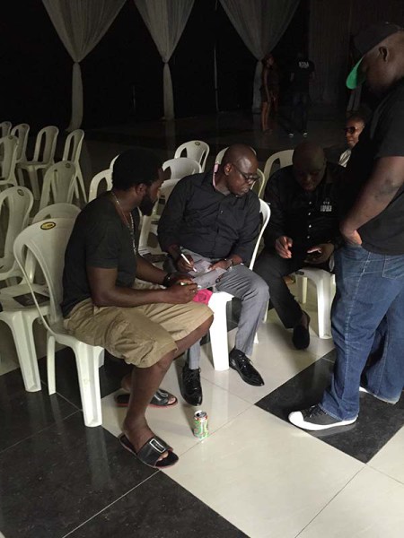 Weird-MC-Omobaba-Gbenga-Adeyinka-arrive-for-Nomoreloss-service-of-songs-2