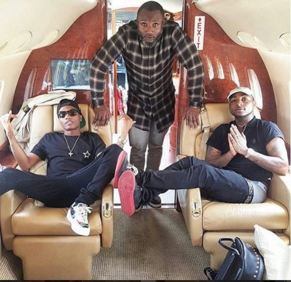 Wizkid, Davido and Kamal Ajiboye