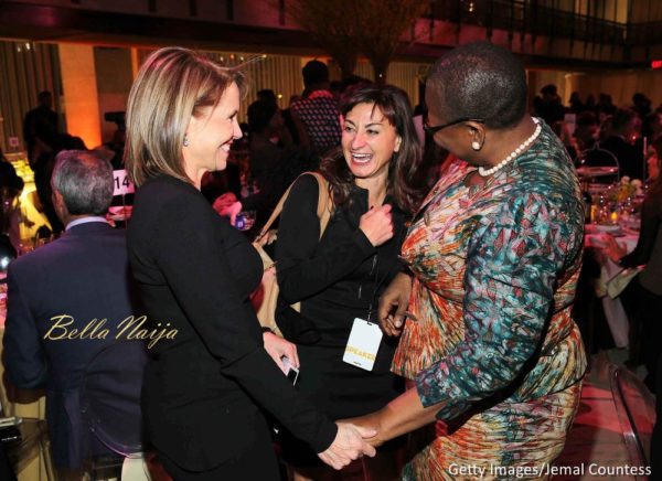 Journalist Katie Couric, photojournalist Lynsey Addario and activist Obiageli Ezekwesili