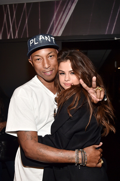 Pharell Williams and Selena Gomez