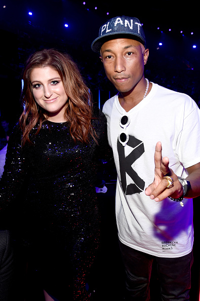 Meghan Trainor and Pharell Williams