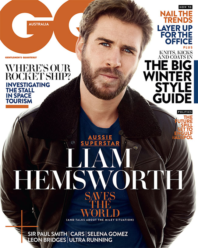 Liam Hemsworth GQ Australia Magazine 