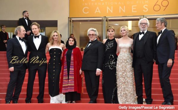 Jury members Arnaud Desplechin, Laszlo Nemes, Vanessa Paradis, Katayoon Shahabi, Valeria Golino, George Miller, Kirsten Dunst, Donald Sutherland and Mads Mikkelsen