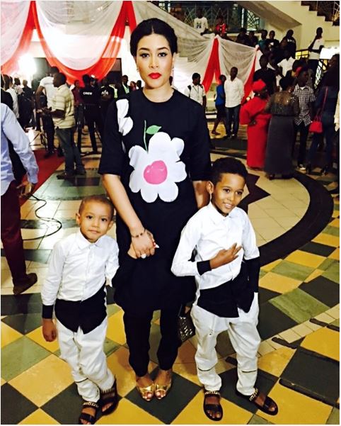 Adunni Ade and her cute sons