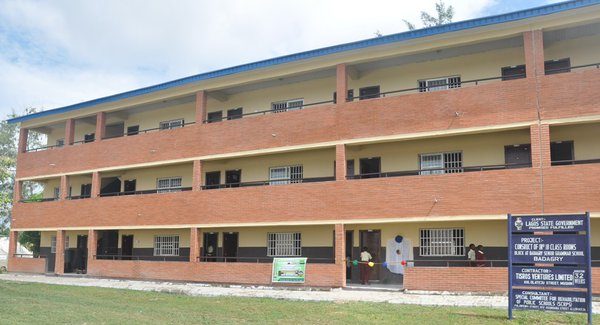 Ambode Commissions block of classrooms in Badagry