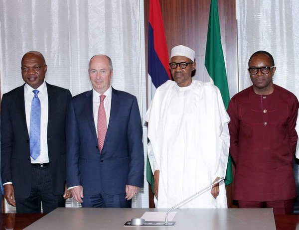 Buhari Receives SHELL Delegation1