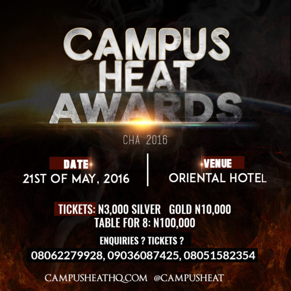 Campus Heat Awards 2016_ May 21, 2016, Oriental Hotel