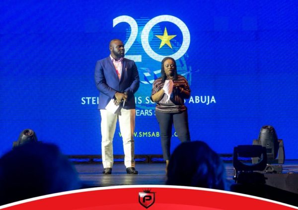 Chairman of Stella Maris Schools, Mrs Afoma Anusionwu with the Managing Director, Mr. Chukwuemeka Anyaene