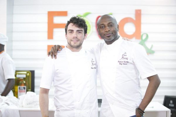 Chefs Raphael Duntoye and FIlipo Bandini