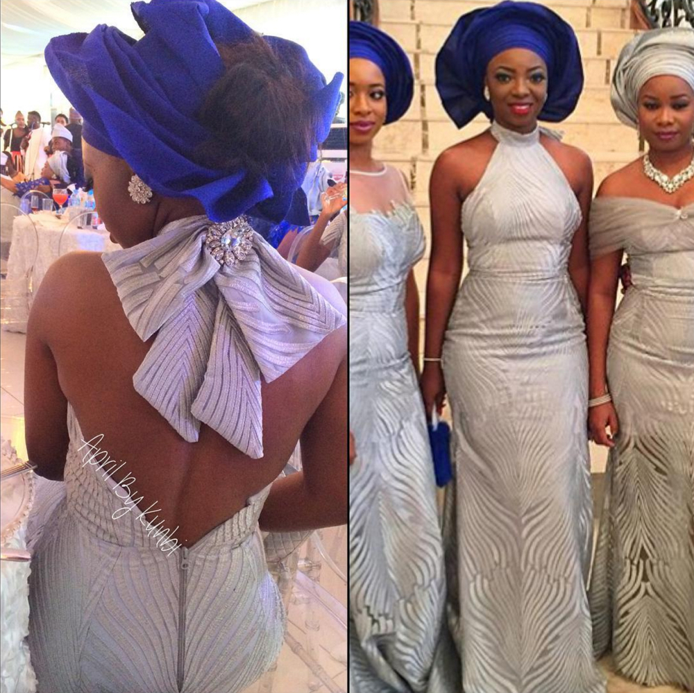 Davido's sister Coco Adeleke and Caleb Adaji Traditional Wedding_1