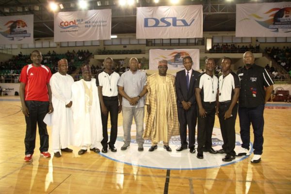 Dignitaries and special guests at the DStv Premier Basketball league All Star game