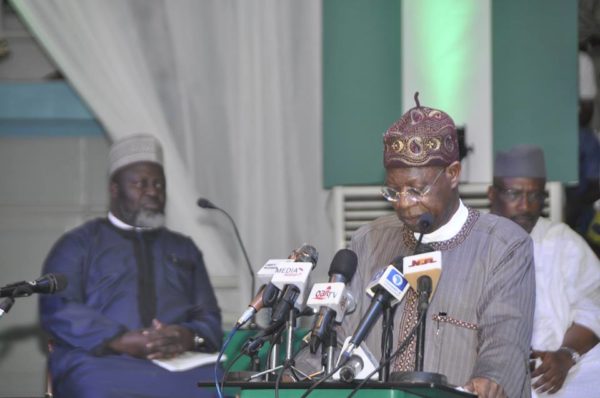 Lai Mohammed at #FGNTownHall in Kaduna