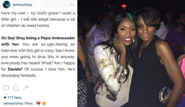 That Sh*t Hurt&quot; - Seyi Shay reacts to Tiwa Savage&#39;s Interview | BellaNaija