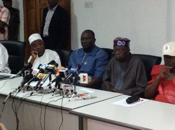 Tinubu and Labour Leaders