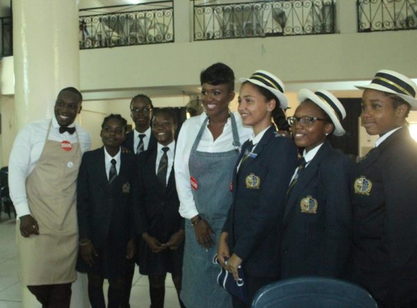 Waje Chef Eros and children from Dowen college