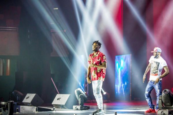 Ycee on stage