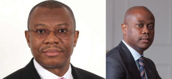 Yemi Adeola of Sterling Bank and Herbert Wigwe of Access Bank