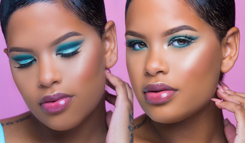 BN Beauty Totally Teal Makeup Tutorial by Alissa Ashley BellaNaija