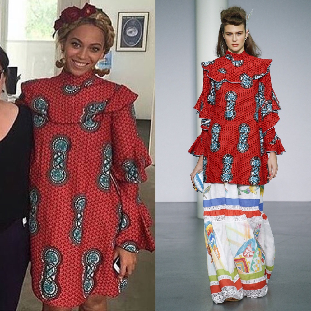 Beyonce african on sale print dress