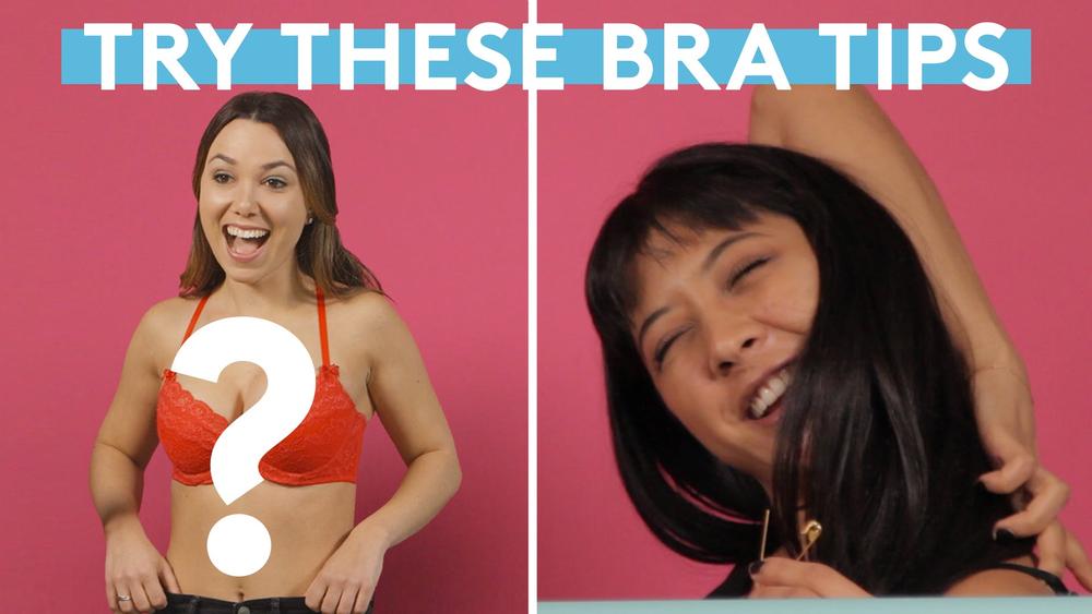 An instant Boob Job with a Safety Pin? 3 Bra Tricks You should