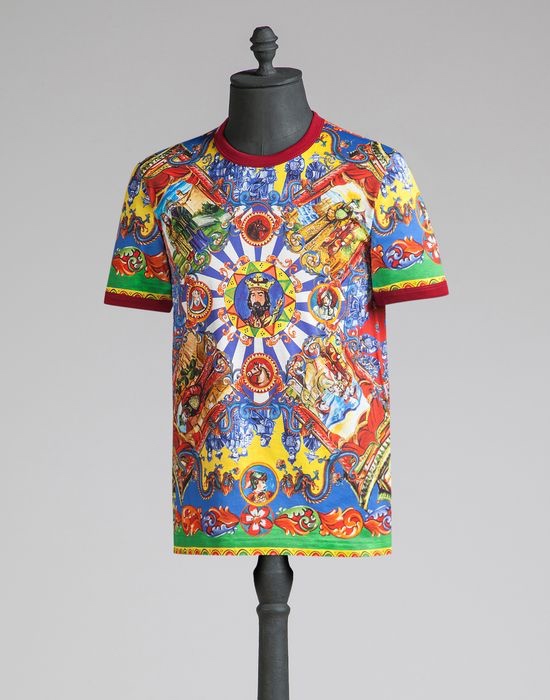 Dolce & Gabbana Shirt with Cart Print