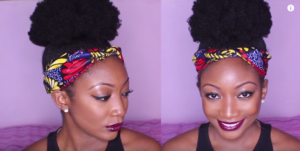 How To Do a Puff On Natural Hair 3 Pretty Ways Video Tutorial   Afrocenchix