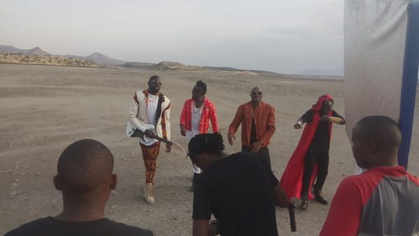 2Baba Sauti Sol Oya Make We Go Video Shoot BellaNaija (4)