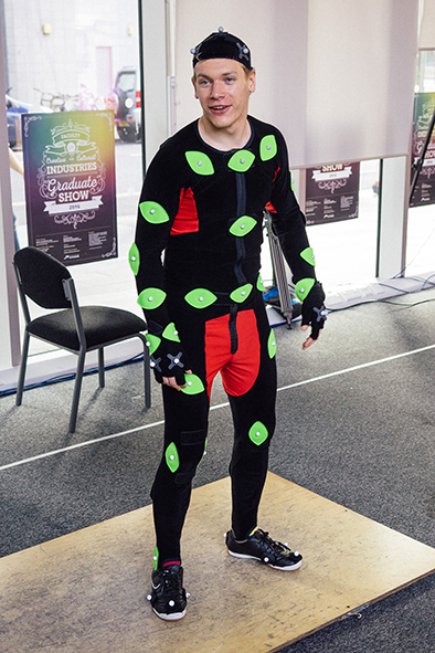 A motion capture demonstration