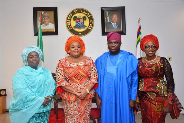 Ambode hosts Southern Govs Wives2