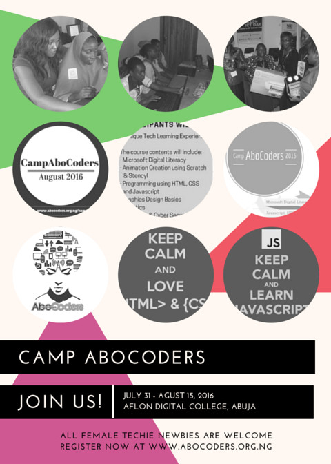 Camp AboCoders Flier
