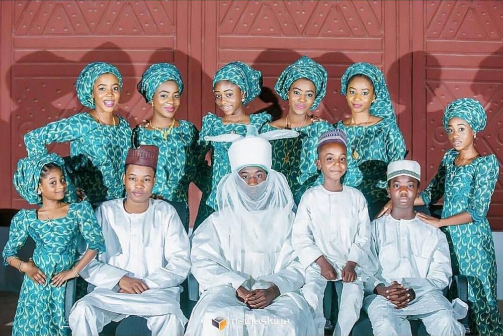 Emir of Kano Sanusi and Children