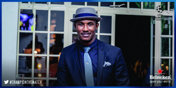 Gideon Okeke at the Heineken House Lagos