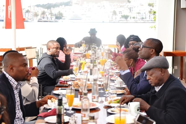 Heineken Fans at breakfast