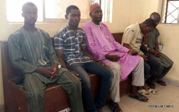 Suspected Killers of Kano Femal Trader. Photo Credit: Mohammed Kabir/PREMIUM TIMES