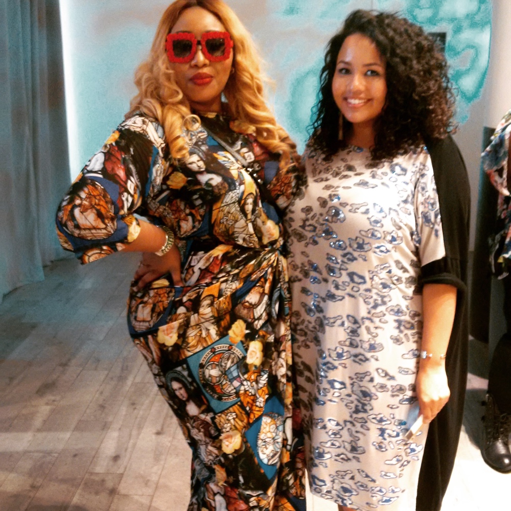 Latasha with Gabi Fresh, popular plus-size blogger, designer and body positivity activist