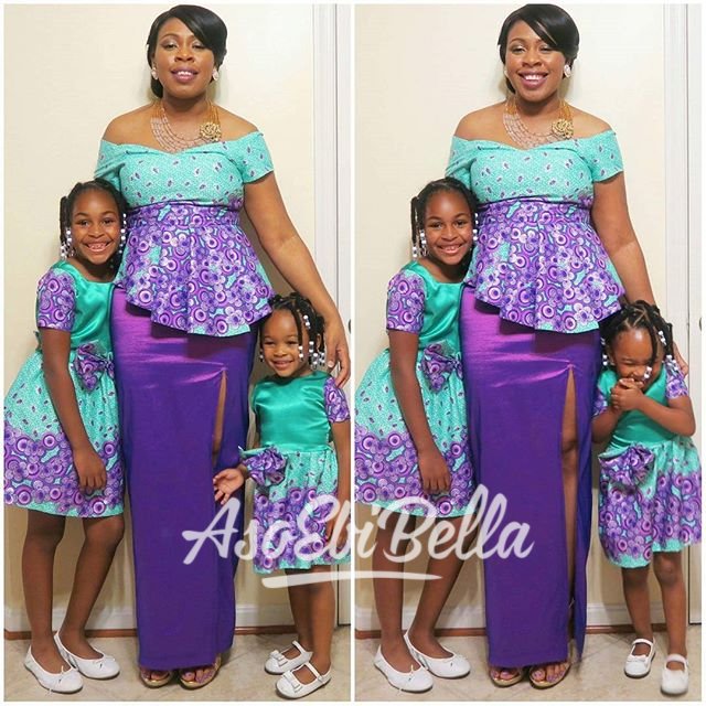 Mom's Dress by @keniascustomtaylor Daughters Dresses by @soniatoriodesigns_usa