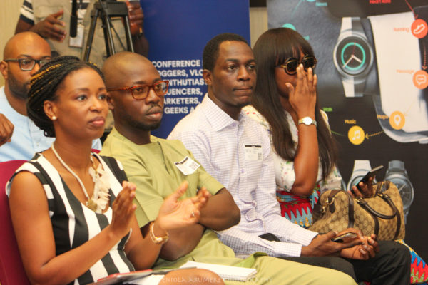 NEW MEDIA CONFERENCE 2016 - LOLA MASHA, OLUSHOLA AROMOKUN, FEMI FALODUN AND ONAH UWACHUKWU OF HELLO NIGERIA