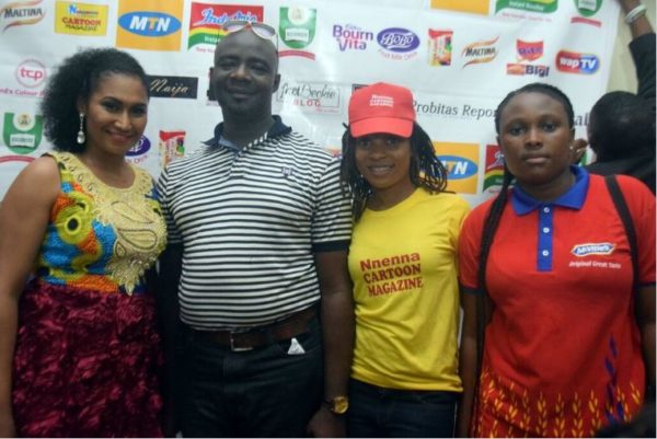 Nnenna with Haansbro Team