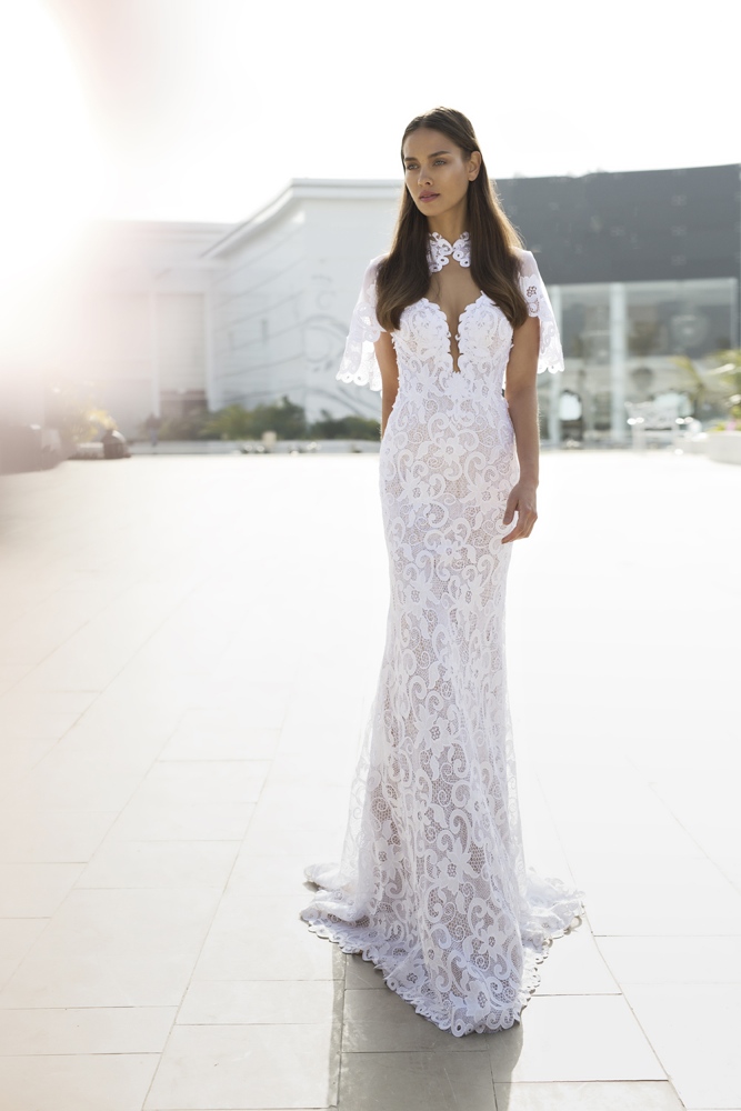 Lace Peekaboo Wedding Dresses