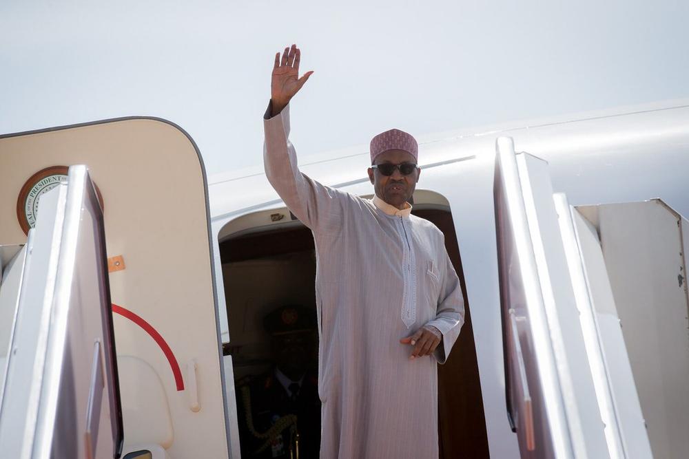 President Buhari Departs for London3
