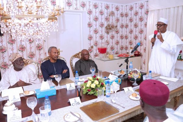 President Buhari Hosts Members of Judiciary1