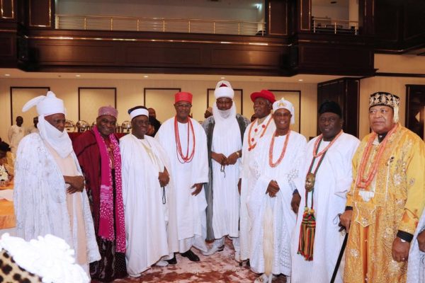 President Buhari hosts traditional rulers1