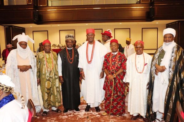 President Buhari hosts traditional rulers2